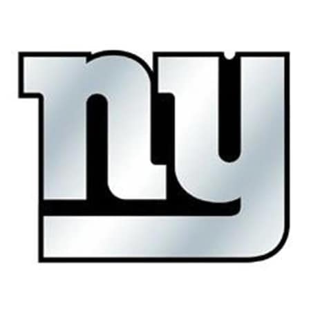 New York Giants Auto Emblem - Silver